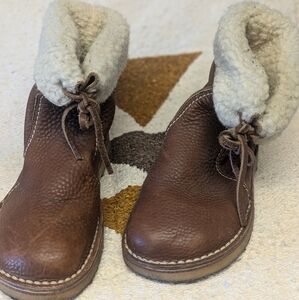Duckfeet Arhus Aarhus Boots 40  Tan Leather Wool Line
